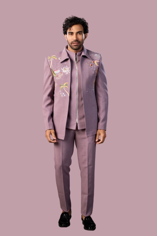 DUSTY PINK JODHPURI 